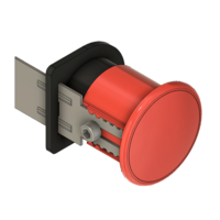 MODULAR SOLUTIONS DOOR PART&lt;br&gt;EMERGENCY UNLOCK FOR SLAM LATCH